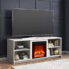 Mainstays Fireplace TV Stand for TVs up to 65", White