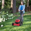 PowerSmart 40V 17-inch 3-in-1 Cordless Brushless Walk Behind Push Lawn Mower W/4.0Ah Battery and Charger，PS76418AP