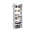Closet Evolution WH29 Essential Shelf 25 in. W White Wood Closet Tower