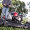 Black Max 21-inch 125cc Gas Push Mower with Briggs & Stratton Engine (Assembled Product Weight 46.9 lb; 22.10-inch Height)