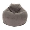 Mainstays Soft-Sided Microfiber Bean Bag Lounger Chair, Multiple Colors