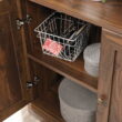 Sauder 5-Shelf Bookcase with 2 Doors, Grand Walnut Finish