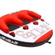 Airhead Riptide 3 Triple Rider Inflatable Boat Towable Backrest Tube | AHRT-13