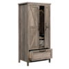 Better Homes & Gardens Modern Farmhouse Armoire, Rustic Gray Finish
