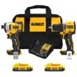 DEWALT DCK225D2 ATOMIC 20-Volt MAX Lithium-Ion Cordless Combo Kit (2-Tool) with (2) 2.0Ah Batteries, Charger and Bag