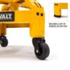 DEWALT DXSTAH025 24 in. H x 16 in. W x 16 in. D Adjustable Shop Stool with Casters