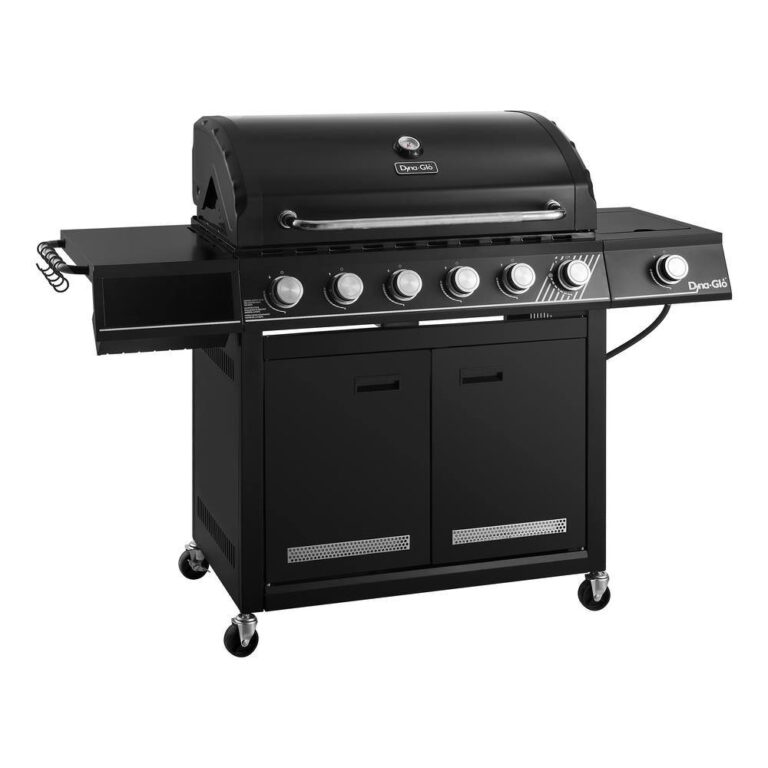 Dyna Glo Dgh Crn D Burner Natural Gas Grill In Matte Black With