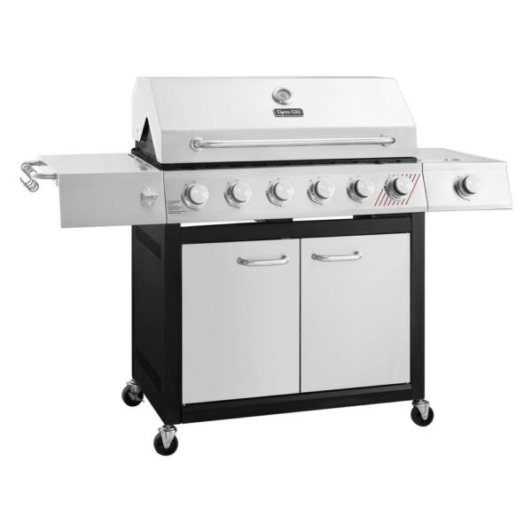 Dyna Glo Dgf Crp D Burner Propane Gas Grill In Stainless Steel With Trivantage