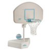 Dunn-Rite Products DNPB600 Splash & Shoot Adjustable Height Swimming Pool Basketball Hoop, White