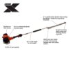 ECHO SHC-2620S 25.4 cc 2-Stroke Gas Engine X Series Hedge Trimmer ECHO SHC-2620S 25.4 cc 2-Stroke Gas Engine X Series Hedge Trimmer