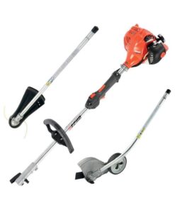 ECHO PAS-225VP 21.2 cc Gas 2-Stroke Attachment Capable Straight Shaft String Trimmer with Speed-Feed Head and Curved Shaft Edger Kit