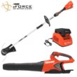 ECHO DCP-BVRVS1B eFORCE 56V Cordless Battery 16 in. String Trimmer and 151 MPH 526 CFM Blower Combo Kit w/ 2.5Ah Battery & Charger 2-Tool