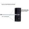 ECHO 99944200620 Pro Paddle Rubber Broom Attachment for ECHO Pro Attachment Series Gas or Battery PAS Power Head