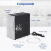 Express Water PC2000 Adjustable Power Water Chiller Cooling Cold Water Dispenser Stainless Steel with Cooling Fan, Tubing, Fittings Express Water PC2000 Adjustable Power Water Chiller Cooling Cold Water Dispenser Stainless Steel with Cooling Fan, Tubing, Fittings