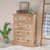 Better Homes & Gardens Crossmill 4-Drawer Dresser, Weathered Finish