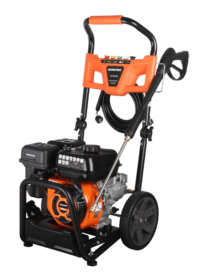 Genkins GPW3200 Gas Powered Foldable Pressure Washer 3200 PSI and 2.5 GPM, Soap Tank and Five Nozzle Set | Compact & Foldable