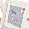 TIRAMISUBEST PPXY300100AAE Gray 6-in-1 Toddler Freestanding Climber Playset with Swing