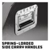 Powerbuilt 240111 26 in. Rapid Box Portable Slant Front Tool Box - Gray