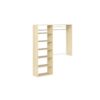 Closet Evolution HG54 Essential 36 in. W - 60 in. W Harvest Grain Wood Closet System