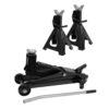 Husky HD00127 3-Ton Light Duty Truck Jack and Jack Stand Pair