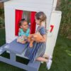 KidKraft 10236 White Modern Outdoor Playhouse KidKraft 10236 White Modern Outdoor Playhouse