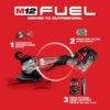 Milwaukee 2888-20 M18 FUEL 18V Lithium-Ion Brushless Cordless 4-1/2 in./5 in. Grinder with Variable Speed & Paddle Switch (Tool-Only)