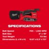 Milwaukee 2832-20 M18 FUEL 18-Volt Lithium-Ion Cordless Belt Sander (Tool-Only)