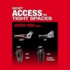 Milwaukee 2569-20 M12 FUEL 12V Lithium-Ion Brushless Cordless 3/8 in. Extended Reach High Speed Ratchet (Tool Only)