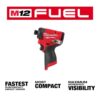 Milwaukee 3453-20 M12 FUEL 12V Lithium-Ion Brushless Cordless 1/4 in. Hex Impact Driver (Tool-Only)