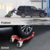 Pentagon Tool HWD630480 1,500 lbs. Capacity Solid Steel Commercial Grade Tire Dolly (4-Pack) Pentagon Tool HWD630480 1,500 lbs. Capacity Solid Steel Commercial Grade Tire Dolly (4-Pack)