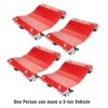 Pentagon Tool HWD630480 1,500 lbs. Capacity Solid Steel Commercial Grade Tire Dolly (4-Pack) Pentagon Tool HWD630480 1,500 lbs. Capacity Solid Steel Commercial Grade Tire Dolly (4-Pack)