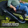 RYOBI ACRM018 Integrated Soft Top Bagger with Boost for RYOBI 80V HP 30 in. Zero Turn Mower