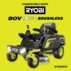 RYOBI ACRM018 Integrated Soft Top Bagger with Boost for RYOBI 80V HP 30 in. Zero Turn Mower