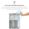 Brio CLPOU720UVRO4X 700 Series Moderna 4-Stage Filtration Reverse Osmosis Touchless Bottleless POU Tri-Temperature Water Cooler Dispenser