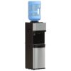 Brio CLTL520 Hot Cold and Room Temp Water Dispenser Cooler Top Load, Tri Temp, Black and Stainless Steel, Essential Series