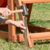 Tatayosi J-H-SW000062AAQ Outdoor Playset Backyard Activity Playground Climb Swing Set with Slide for Toddlers