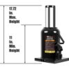 Torin AT95007B 50-Ton Heavy-Duty Bottle Jack