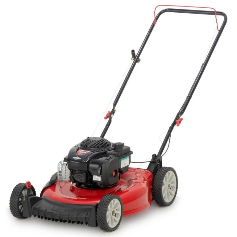 Troy-Bilt TB105B 21 in. 140 cc Briggs and Stratton Gas Push Lawn Mower ...