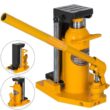 VEVOR QJD20T00000000001V0 10-Ton to 20-Ton Toe Jack Lift Hydraulic Machine Air Hydraulic Toe Jack Proprietary Heat-Treated Steel in Yellow