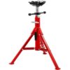 VEVOR JJ1107A4YTGJVX001V0 Pipe Jack Stand 1500 lbs. Load Welding Stand Jack 28 in. to 52 in. Height with 4-Ball Transfer V-Head for 107A-Type Pipe