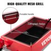 VEVOR Oil Drain Pan 20 Gal. Low Profile Oil Change Pan Tank Large Capacity with Pump Hose Swivel Casters Wheels for Car