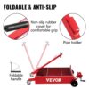 VEVOR Oil Drain Pan 20 Gal. Low Profile Oil Change Pan Tank Large Capacity with Pump Hose Swivel Casters Wheels for Car