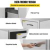 VEVOR CTGXHGLJG00000001V0 13.6 in. W x 26 in. H x 19.3 in. D Lower Sliding Rails Stainless Steel Outdoor Kitchen Trash Drawer with Handle VEVOR CTGXHGLJG00000001V0 13.6 in. W x 26 in. H x 19.3 in. D Lower Sliding Rails Stainless Steel Outdoor Kitchen Trash Drawer with Handle