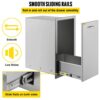 VEVOR CTGXHGLJG00000001V0 13.6 in. W x 26 in. H x 19.3 in. D Lower Sliding Rails Stainless Steel Outdoor Kitchen Trash Drawer with Handle VEVOR CTGXHGLJG00000001V0 13.6 in. W x 26 in. H x 19.3 in. D Lower Sliding Rails Stainless Steel Outdoor Kitchen Trash Drawer with Handle