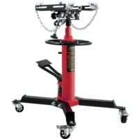 VEVOR MSYYCD1660LBSAD7VV0 1322 lbs. Transmission Jack Hydraulic Telescopic Floor Jack 2-Stage Stand with Foot Pedal 360° Wheel for Garage Shop