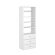 Closet Evolution WH56 Essential 25 in. W White Wood Closet Tower