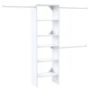 ClosetMaid 5702900 Selectives 60 in. W - 120 in. W White Wood Closet System