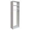 SimplyNeu SNT2-WH 14 in. D x 25.375 in. W x 84 in. H White Medium Hanging Tower Wood Closet System Kit