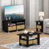 Furinno Petite End Table - Set of 2, Espresso Furinno Petite End Table - Set of 2, Espresso