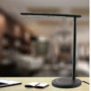 Mainstays Dimmable Plastic LED Desk Lamp with USB Charging Port, Black with Powder Coating